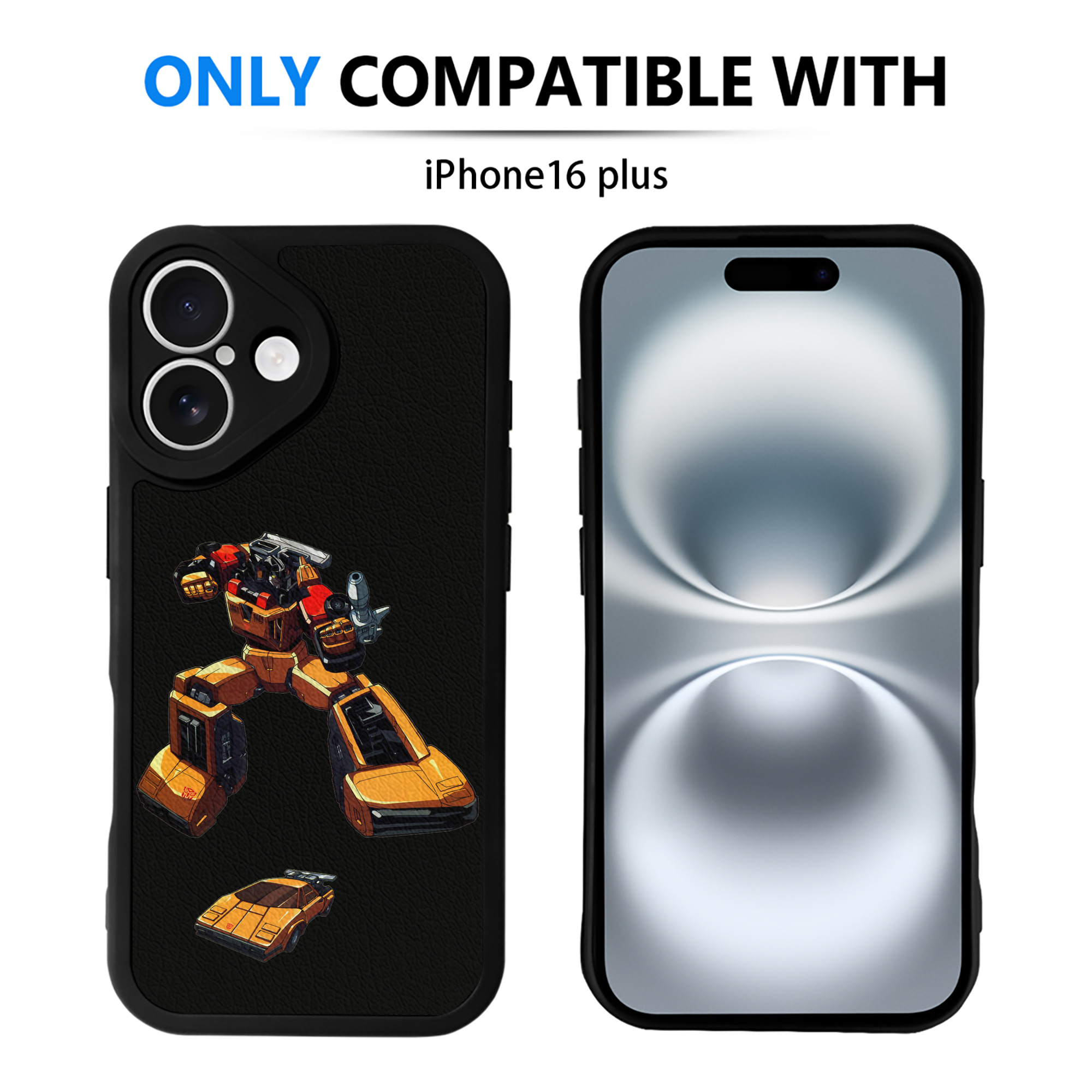 （画像用）  【iPhone 16シリーズ対応】シリコンスマホケース（レザー調） 材質：シリコン